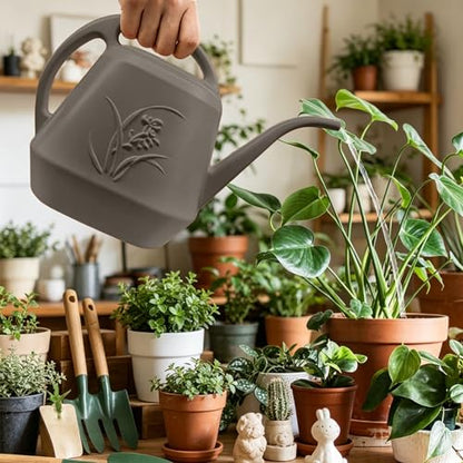Watering Can Grip -1 Gallon - Coffee Color - color: Coffee Color