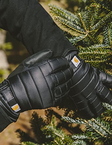Carhartt Women's Waterproof Insulated Quilted Knit Cuff Glove - color: Black, size: Small