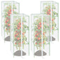 ZeeDix 43x16.1 in Garden Tomato Plant Cover Netting for Square Tomato Cage - color: 4 Pack, size: 43inch