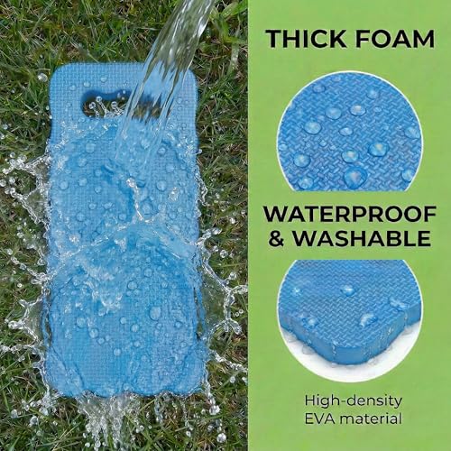 4 Pack Thick EVA Garden Kneeling Pad, 16x7 in Waterproof Knee Mat