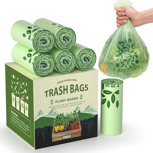 AYOTEE Small Compost Bags 2.6 Gallon Trash Bag, 150 Ct, Unscented Trash bag