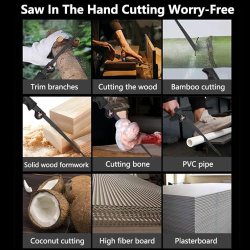 Hand Saw with Sheath, Retractable Blade for Gardening Camping