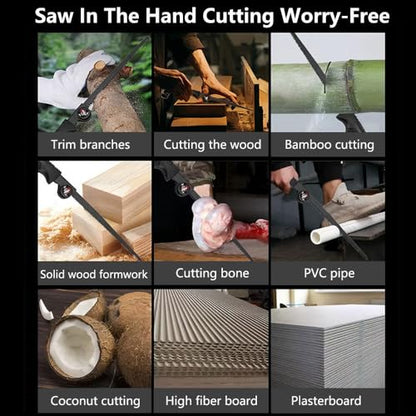 Hand Saw with Sheath, Retractable Blade for Gardening Camping