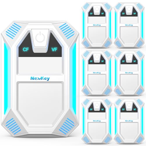 Nexkey Ultrasonic Pest & Insect Repeller Plug in, 6 Packs(White) - color: off-white