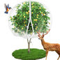 10'x14' Large Fruit Tree Netting for Squirrels and Birds with Drawstring, Insect Bird Netting Pest Barrier for Garden Protection (White) - size: 1pc 10'*14'