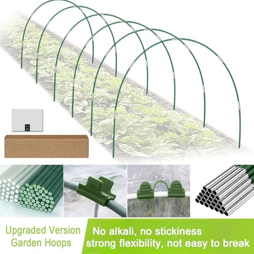 Garden Hoops for Raised Beds - Rust-Free Fiberglass Garden Hoops Support