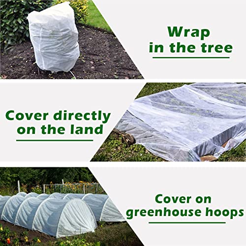 Plant Freeze Protection Cover, 10x30 FT Floating Row Cover - size: 10x30ft