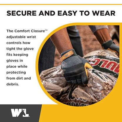Wells Lamont Men's HydraHyde Reinforced Cowhide Leather Work Glove, XXLarge - size: XX-Large