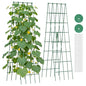 Suteck A-Frame Cucumber Trellis 59.4" 2 Pack, Foldable Metal - size: 59.4"