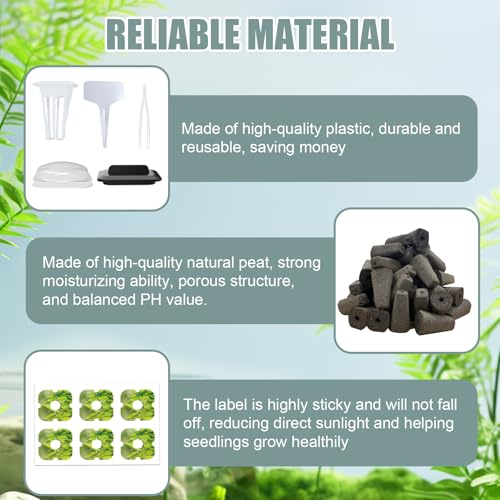 61Pcs Hydroponic Pods Supplies, Hydroponics Garden Accessories