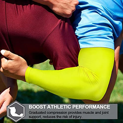 beister UV Protection Arm Sleeves for Men & Women, UPF 61+ Cooling Cover - color: Green, size: Medium