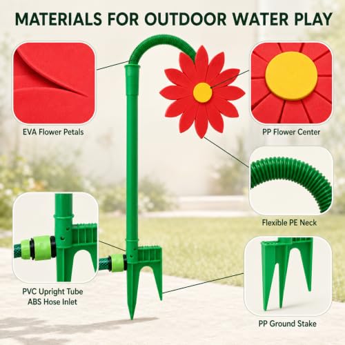 Crazy Daisy Sprinkler 360° Rotating Dancing Lawn Water Sprinkler