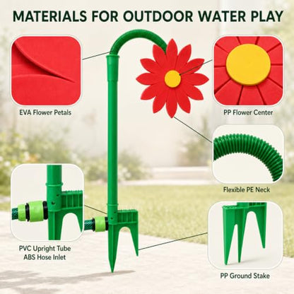 Crazy Daisy Sprinkler 360° Rotating Dancing Lawn Water Sprinkler