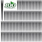 100 Pieces Drip Irrigation Support Stakes for 1/4 Inch Drip Tubing, 5.7 Inch 1/4" Dripline Hold Stakes for Irrigation System Hose & Emitter Support for Garden Hydroponics Growing - size: 1/4" Drip Stake-100P