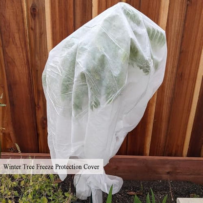 Frost Cloth Plant Freeze Protection, 7x25 Ft Floating Row Cover - size: 7x25 FT