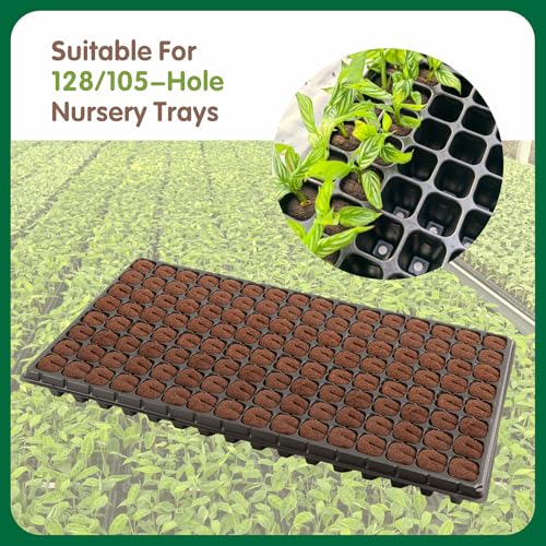 150PCS Seed Starter Plugs, Grow Sponges Compatible with Hydroponic Trays