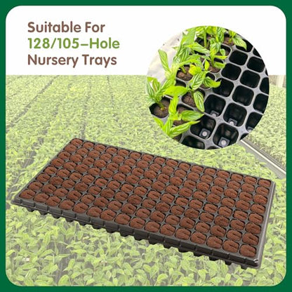 150PCS Seed Starter Plugs, Grow Sponges Compatible with Hydroponic Trays