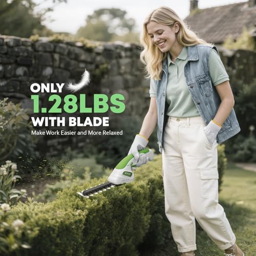 2-in-1 Hedge Trimmer (Green) - color: Green