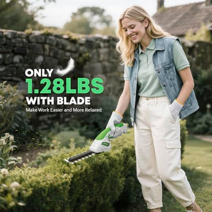 2-in-1 Hedge Trimmer (Green) - color: Green