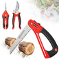 3PC Gardening Tool Set, 7 inch Folding Saw, Pruner & Shears