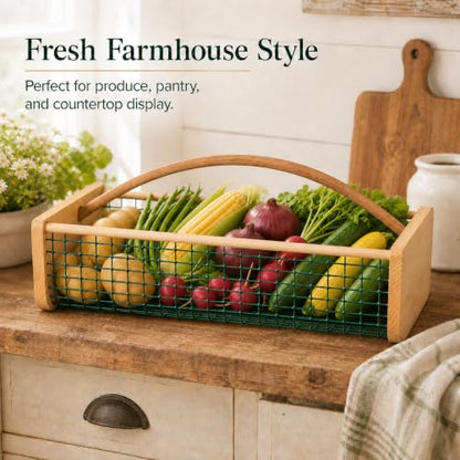 Extra Large Garden Harvest Basket for Vegetables - size: Extra Large
