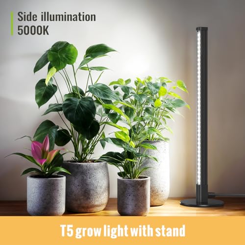 Vertical Grow Light, 72 LEDs Full Spectrum Bar, 5000K, T5, 11W
