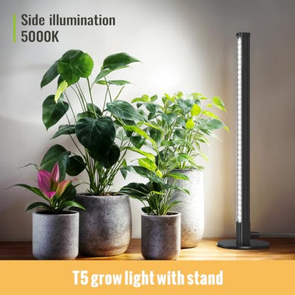 Vertical Grow Light, 72 LEDs Full Spectrum Bar, 5000K, T5, 11W
