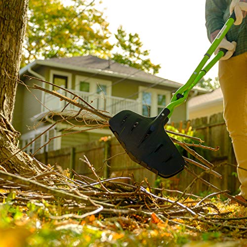 Earthwise 50002 Gator Grabber Telescoping Leaf Clean-Up Tool, Green/Black - style: Gator Grabber