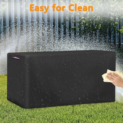 56 In Outdoor Storage Deck Box Cover for Rubber Maid Container Bin 134 Gal