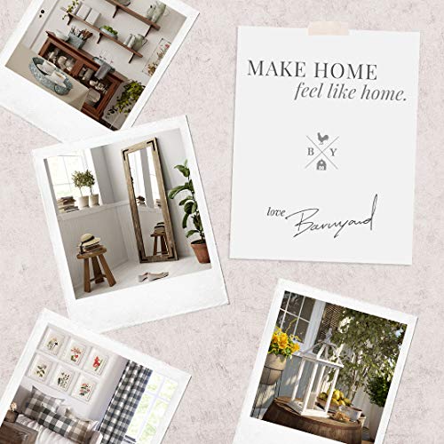 Barnyard Designs Indoor Herb Garden Planter Pots with Tray Set/3 (Black) - color: Black