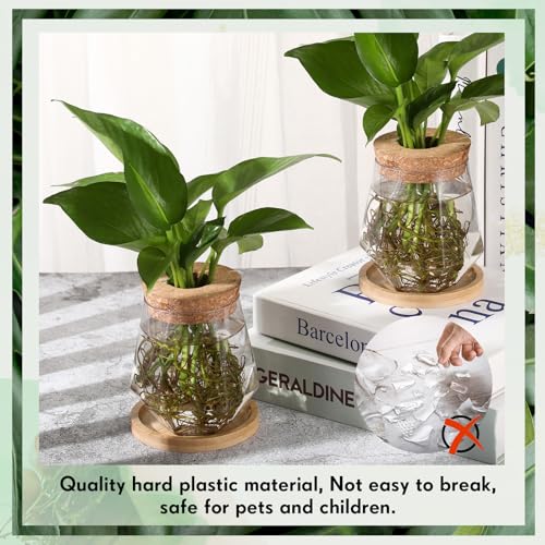Baderke 12 Pack Propagation Vases for Plants, Cup Style - color: Transparent