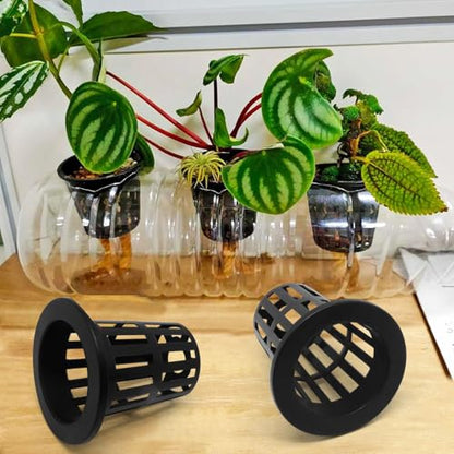 2.75inch Garden Plastic Slotted Mesh Net Cups Pots, Round Net Cups Pots Plant Net Pot Bucket Basket for Hydroponics (25 pcs) - color: 25pcs, size: 2.75 Inch