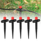 25 Pcs Drip Irrigation Fan Emitter for 1/4" Irrigation Tubing - style: 25 Pcs Drippers Red
