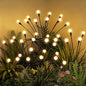 Solar Garden Lights, 2Pack 20LED Swaying Solar Lights Outdoor - color: Warm White