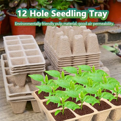 360 Cells Seed Starter Tray, 30 Pack Plant Starter Kit - size: 360 Cells, 30 Packs