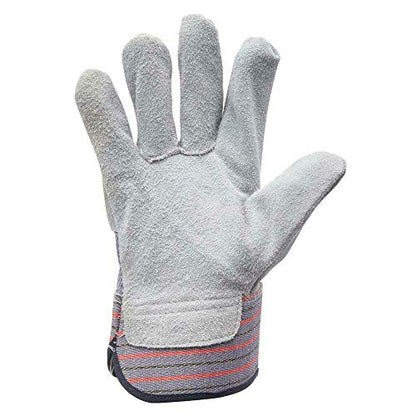 ATERET AG60 Work Gloves with Safety Cuff & Wing Thumb I 12 Pairs Glove Pack I Ideal Use for Lanscaping & Gardening - size: Pack of 36