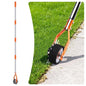 Edger Lawn Tool - 67 inch Wheel Rotary Lawn Edger with Adjustable Stainless Steel Handle, Grass Edge Trimmer for Sidewalks, Driveways & Landscaping (Orange) - color: Orange