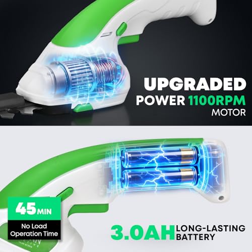 2-in-1 Hedge Trimmer (Green) - color: Green
