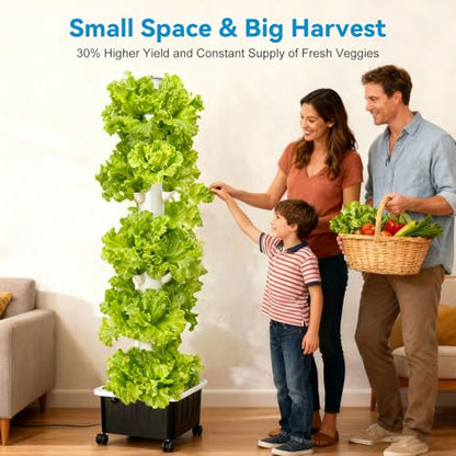 JESLED 15 Tiers Hydroponics Growing System Kits with LED Grow Lights,Tent - size: 15tiers×tent