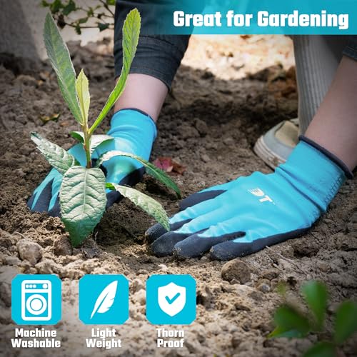 DURATECH DT 6 Pairs Garden Gloves Large - size: Large