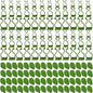 GXXMEI 200PCS Plant Climbing Wall Fixture Clips Self-Adhesive Hook Vines Traction Clips Invisible Holder Garden Green Leaf Simulation Self-Adhesive Hook Wire Fixing Supporting