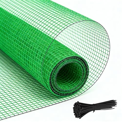 4x30 FT Garden Fence,0.4" Mesh Plastic Fencing Deer Netting Roll - size: 4ft x 30ft
