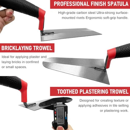 8 Pcs Small Margin Trowel Set - size: Small 8pcs