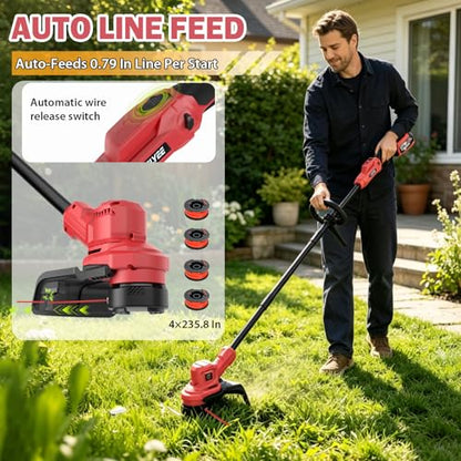 Weed Wacker, 21V Brushless Cordless String Trimmer