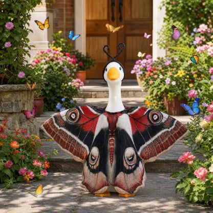 Butterfly Porch Goose Outfits Wing Cape Set for 23'' Goose - color: Black Moth