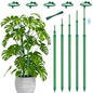 Telescoping Plant Stakes, 5Pcs 17.9IN to 42.3IN Adjustable Monstera Support - size: 42.3Inches 5Pack