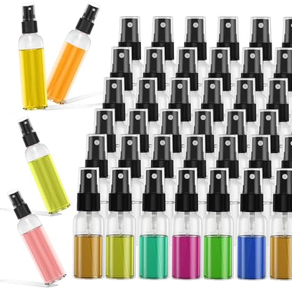 100Pack 1oz Spray Bottles 30ml Small Spray Bottle Bulk Fine Mist Sprayer - color: Clear, size: 1oz-100PCS