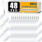 XPCARE Bird Scare Discs Set, 48 Pcs Reflective Double-Sided Bird Reflectors - size: 48 Packs