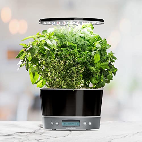 AeroGarden Harvest Elite 360, Platinum Stainless - color: Platinum