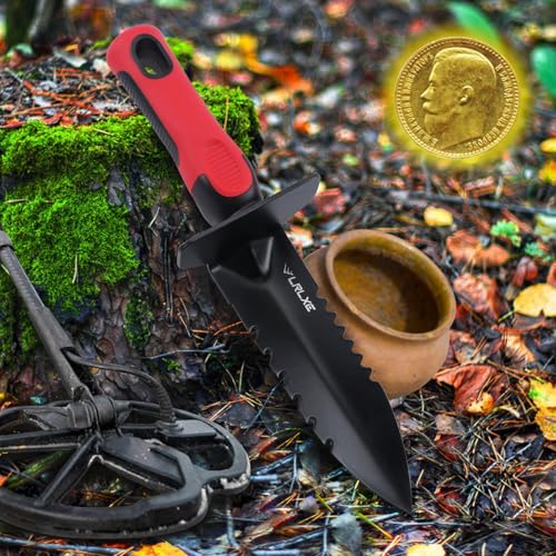 Metal Detector Shovel, Heavy Duty Double Serrated Edge Digger
